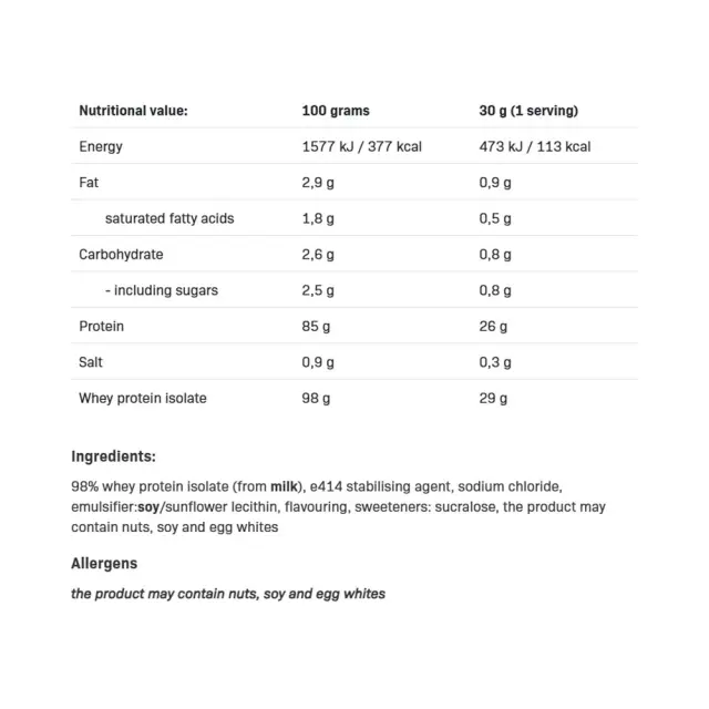 ALLNUTRITION Isolate Protein Caramel Salted Peanut Butter, 908 g 2