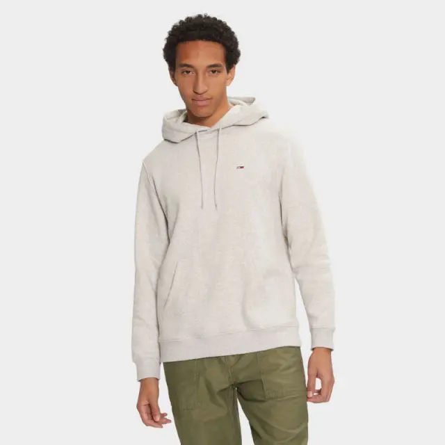 Tommy Hilfiger - Ανδρικό Φούτερ Flag Regular Fit DM0DM20742-PJ4 Γκρι - 2XL 2