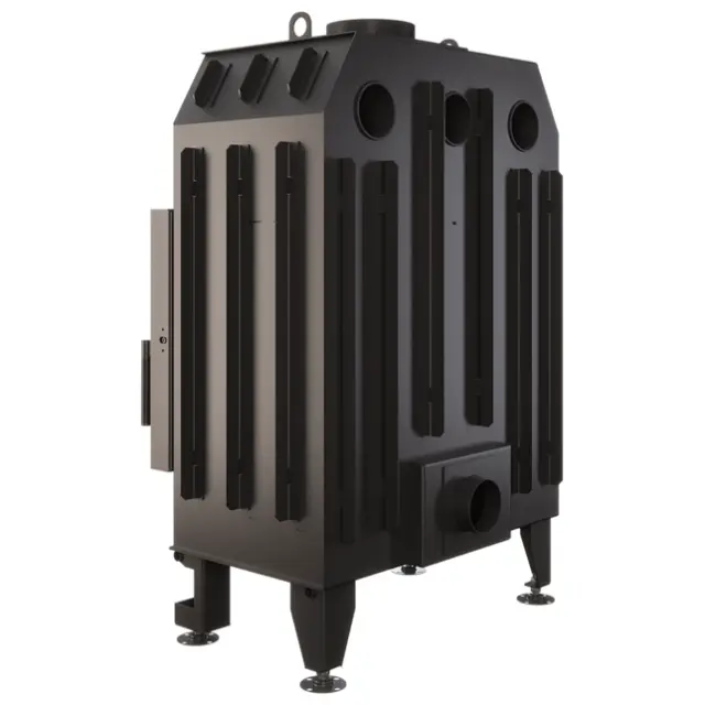 Ενεργειακό Τζάκι Ξύλου 15.1kW Energy 70х50 ECO - Saven Χρώμα κεραμικής επένδυσης Λευκό 3