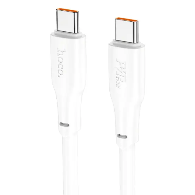 Καλώδιο HOCO USB C σε Type C Force Power Delivery 100W X93 1m λευκό 2