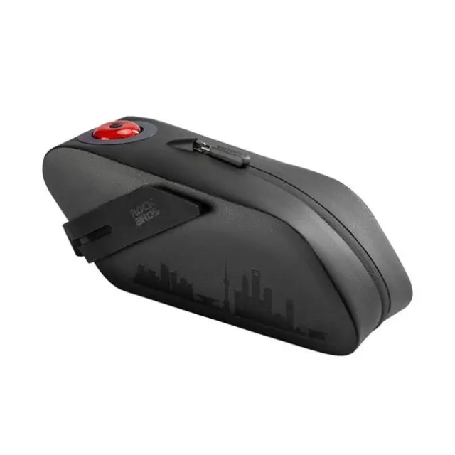 Rockbros AS-078-1 Bicycle Seat Bag with Smart Rear Light 0.8L Black