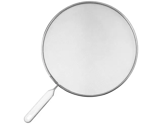 Κάλυμμα τηγανιού Kitchen Tools 22276996 Ανοξείδωτο ατσάλι, πλαστικό χερούλι, Ø 28 x 1cm, Γκρί/άσπρο 22276996 2