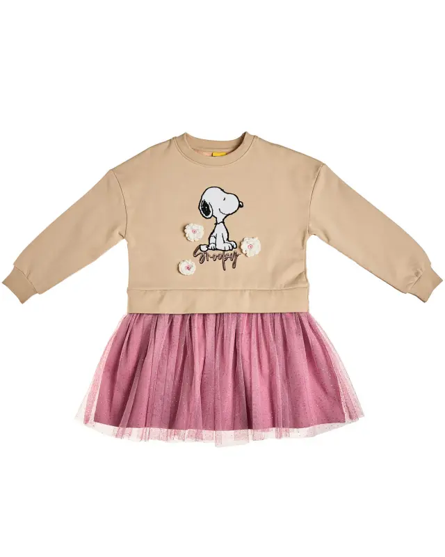 Φόρεμα Snoopy με τούλινο κάτω μέρος