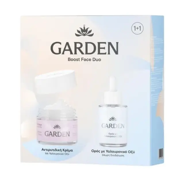 Garden Boost Face Duo No4 Anti-Wrinkle Cream Face & Eyes 50 ml + Hyaluronic Acid Serum 30 ml