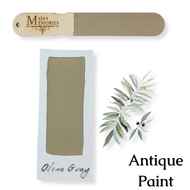 Χρώμα-εφέ πατίνας Antique Paint Maja's Memories, 150ml, Olive Gray