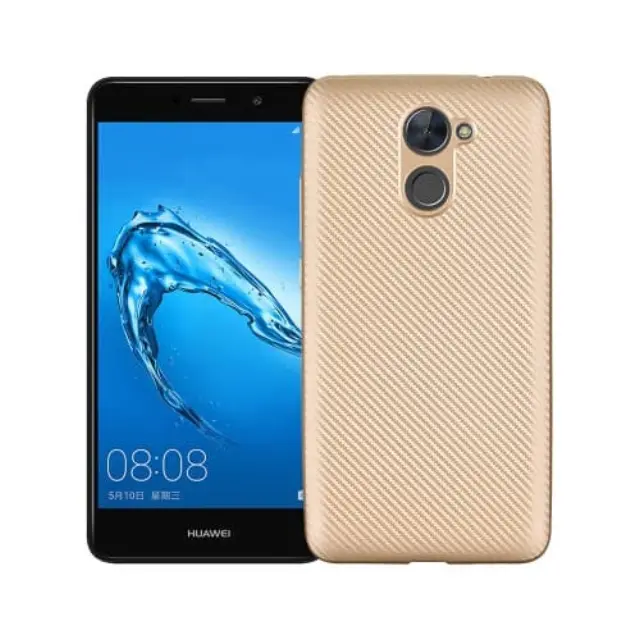 OEM Carbon TPU Case Y7 (2017) Gold