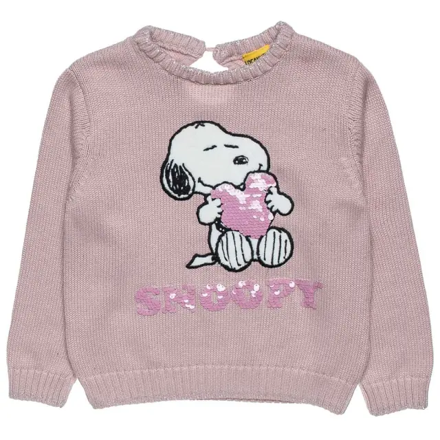 Πουλόβερ Snoopy με διπλές παγιέτες