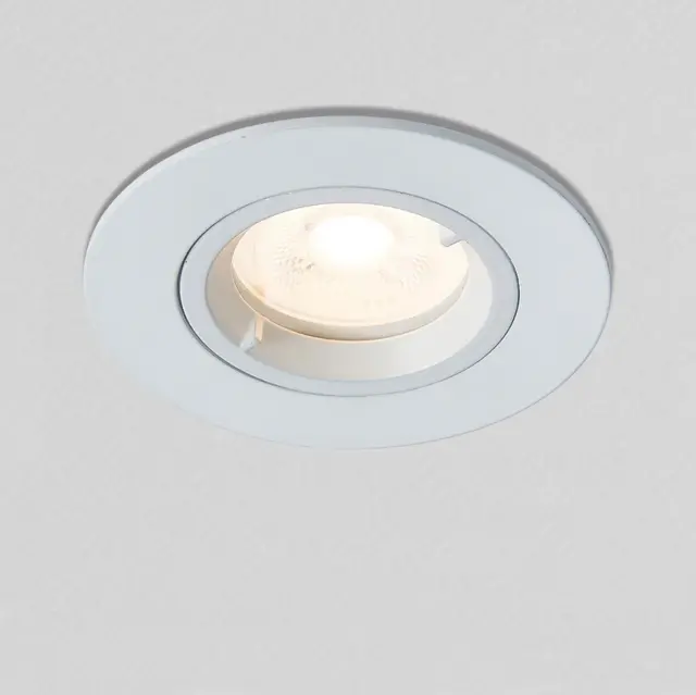 Woof 03195/W Σποτ στρογγυλό σταθερό IP65 ø9cm λευκό Άσπρο 2