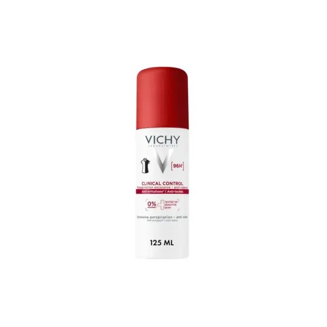 Vichy Clinical Control 96h Αποσμητικό Σπρέι για 96 Ώρες Προστασίας, 125ml