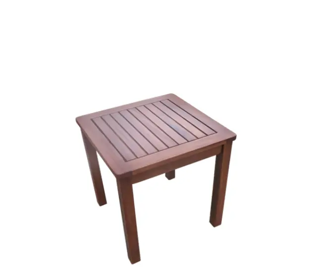 Τραπεζάκι LUGANO Ξύλο Καρυδί Σκούρο 45x45x45cm