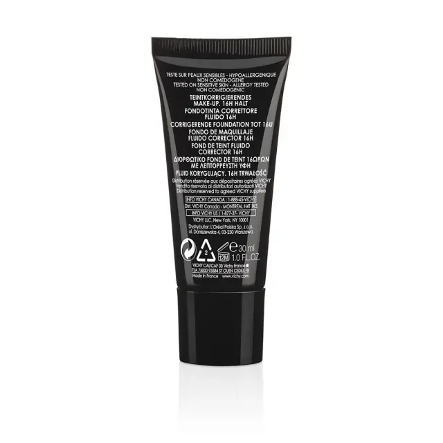 VICHY Dermablend Fluid Make Up 25 - Nude Διορθωτικό Make-Up Υψηλής Κάλυψης έως 16hrs, 30ml 2