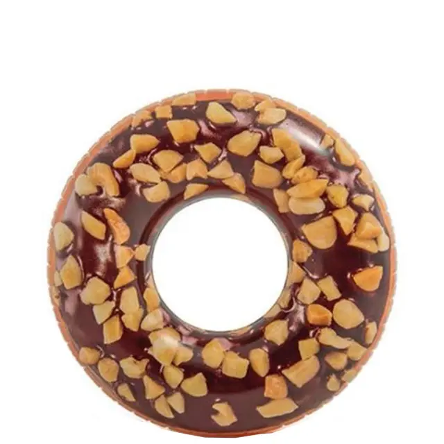 Φουσκωτή Κουλούρα Θαλάσσης DONUT Σοκολάτα Αμύγδαλο Δ.114cm