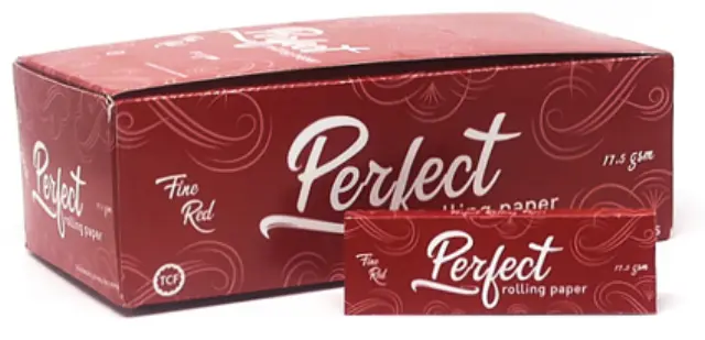 Perfect Χαρτάκια - Κόκκινο Κανονικό Πάχος 50 τεμ.