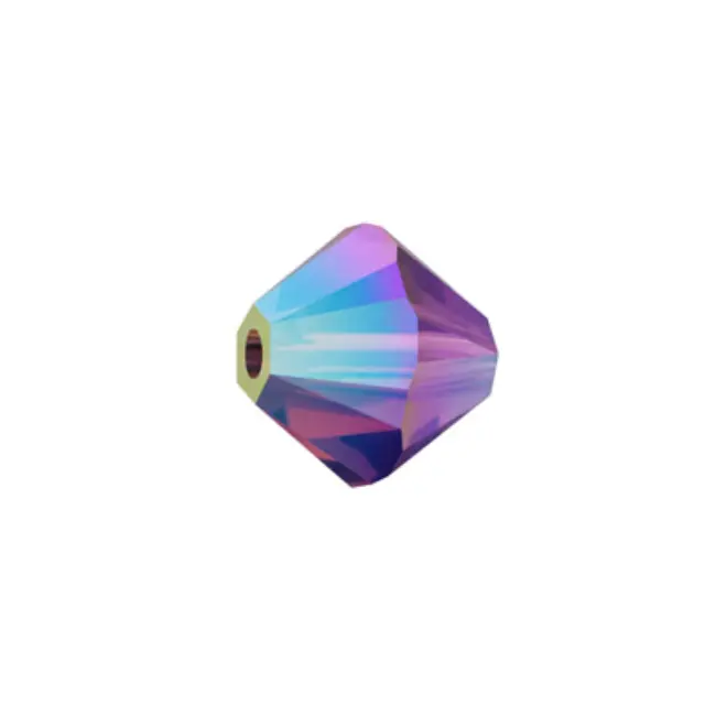 Swarovski 5328(204) XILION Bicone Amethyst AB 2X 4mm - 30τεμ