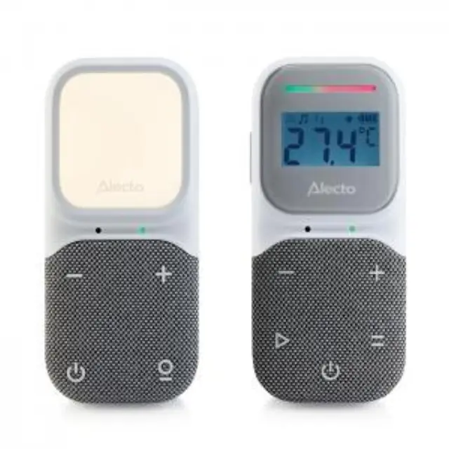 Full Eco Ασύρματη ενδοεπικοινωνία (baby monitor), τεχνολογίας DECT 1.8GHz με δυνατότητα αμφίδρομης επικοινωνίας, φωτάκι νυκτός και προ εγκατεστημένα νανουρίσματα. 2