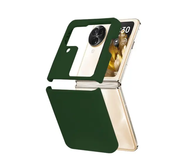 Techsuit®Soft Edge Θήκη για Oppo Find N3 Flip-Dark Green