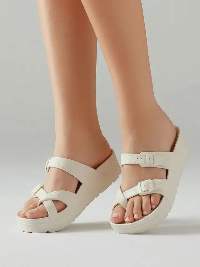 Sun&Fun Πέδιλα Γυναικείο EVA-αδιάβροχο Άσπρο SAF/15520 WHITE 2