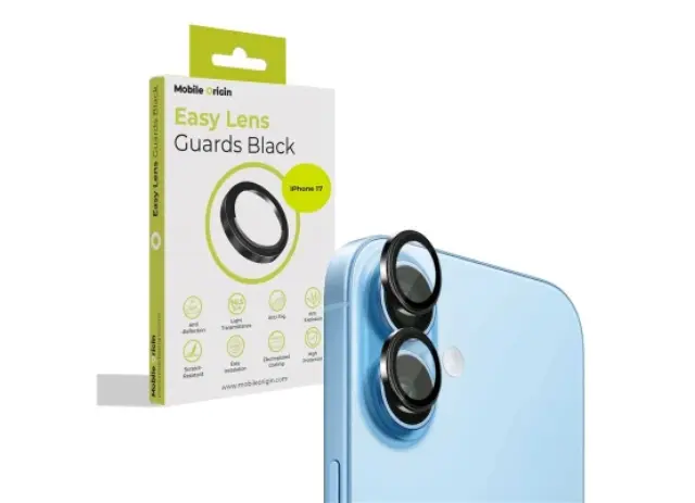 Mobile Origin Easy Lens Guards, black - iPhone 2025