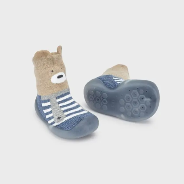 Baby 6 μηνών έως 4 ετών Καλτσάκι σόλα μπλε - 18M 3