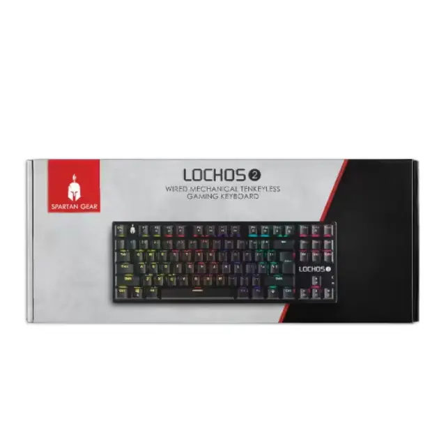 Spartan Gear - Lochos 2 TKL 87 keys Wired Mechanical Gaming Keyboard