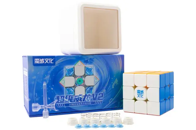 MoYu Super WeiLong V2 M 3X3 (20-Magnet Ball-Core + MagLev UV)