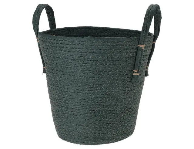 Διακοσμητικό καλάθι H&S Collection με χερούλια - Πράσινο KR2002760 2