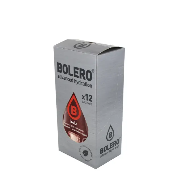 BOLERO Κόλα - χυμός σε σκόνη για 0,5L (Κουτί των 12) x 3gr