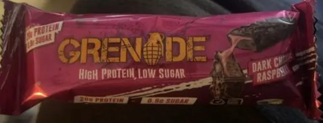 Grenade Dark Chocolate Raspberry Protein Bar 60g