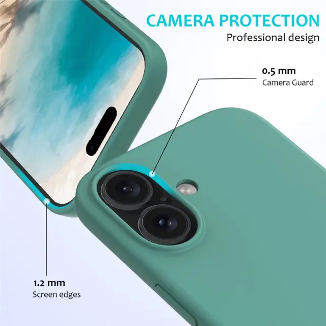 Θήκη για iPhone 16-Dark Green OEM 2