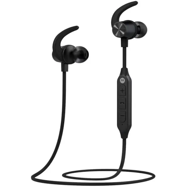 Ακουστικά Bluetooth Αδιάβροχα Handsfree Με Neck-Band Και Ear-Fin Μαύρο MOTOROLA VERVE LOOP 105