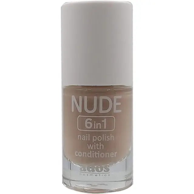 Ados Nude Nail Polish 6in1 with Conditioner, 8ml 03