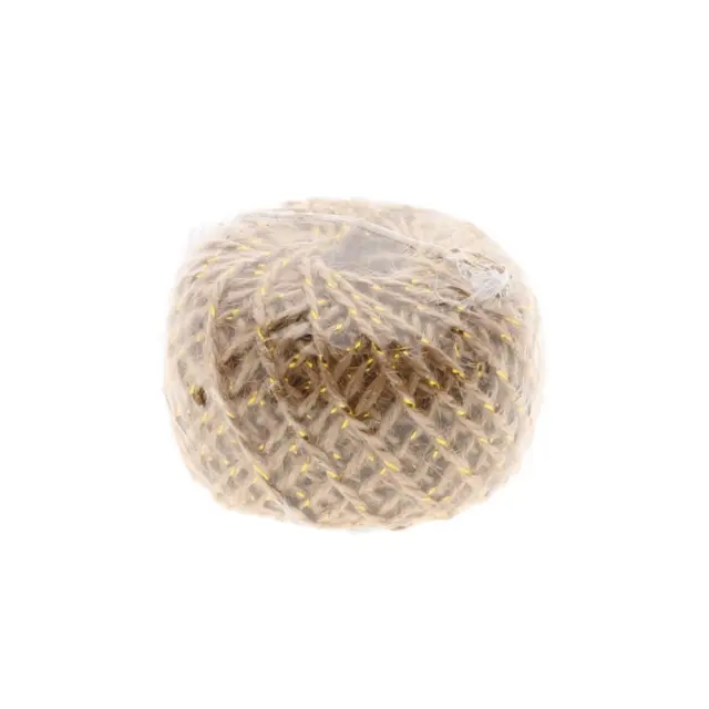 Σκοινί γιούτας, χρυσό, 50gr