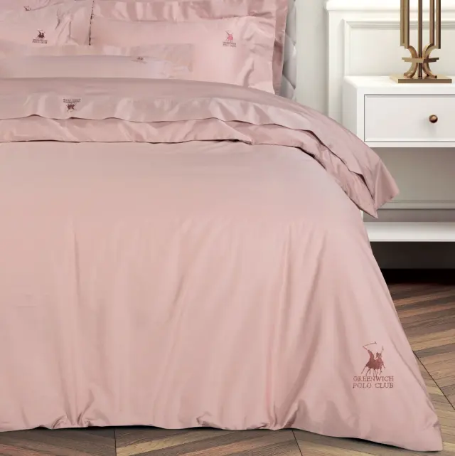Σετ Σεντόνια 250x270 King Size Classic Greenwich Polo Club 2335 Nude Χωρίς Λάστιχο100% Βαμβακοσατέν 2