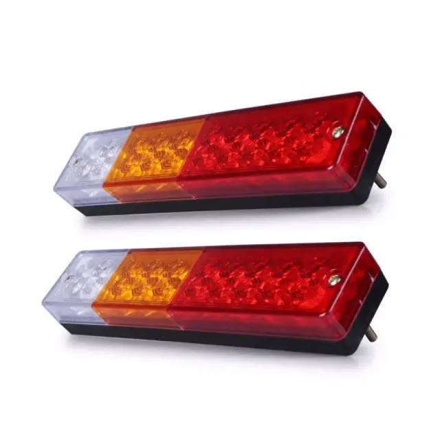 LED Αδιάβροχα Φώτα Τρέιλερ 12V με Βίδες Σετ 2τμχ SQ-0011