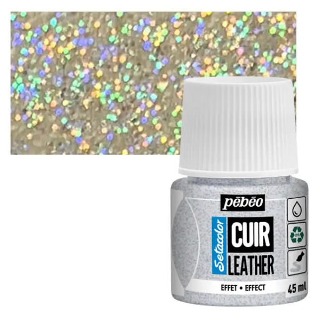 Pebeo Χρώμα Δέρματος Setacolor Leather - 38 Glitter Iridescent - 45ml