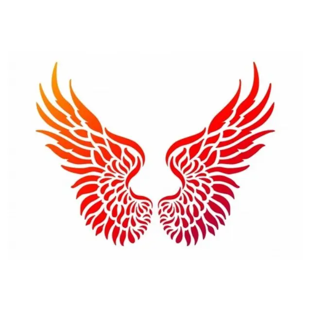 Stencil A4 Viva Decor, "Wings"