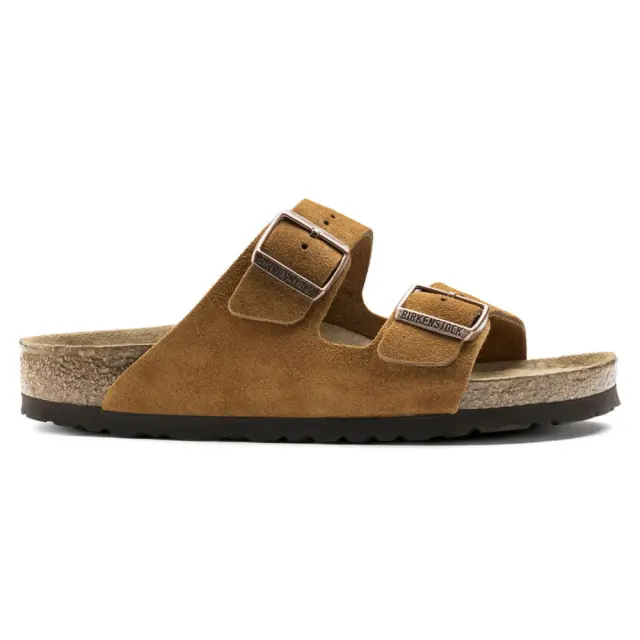 Birkenstock Πέδιλα Γυναικείο δέρμα suede Καφέ BIR/ARIZONA SOFT 1009527 MINK