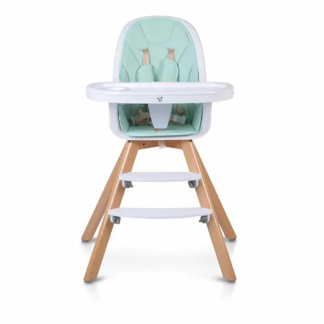 Καρεκλάκι Φαγητού 2σε1 Ξύλινο Hygge Cangaroo Mint 3801005150748 2