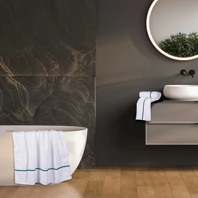 Πετσέτες Σετ 3Τεμ 30x50-50x90-70x140 480gsm Cozy Greenwich Polo Club 4100 White 100% βαμβακερό 3