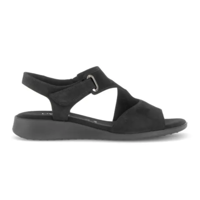Gabor Πέδιλα Γυναικείο δέρμα Nubuck Μαύρο GAB/82803 47-BLACK
