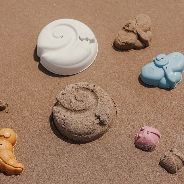 MINILAND ΣΕΤ ΚΑΛΟΥΠΙΑ ΠΑΡΑΛΙΑΣ ECO SAND MOLDS SET WARM 3