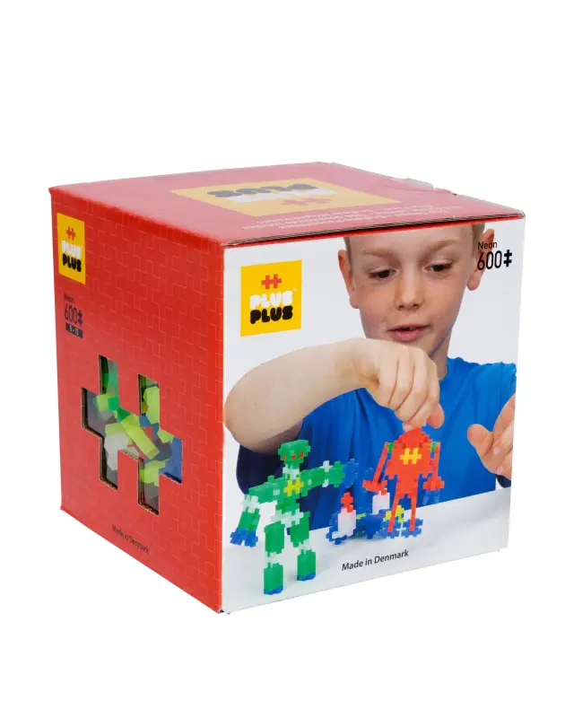 Plus Plus - Mini Neon 600 pcs - 3311 - Toys