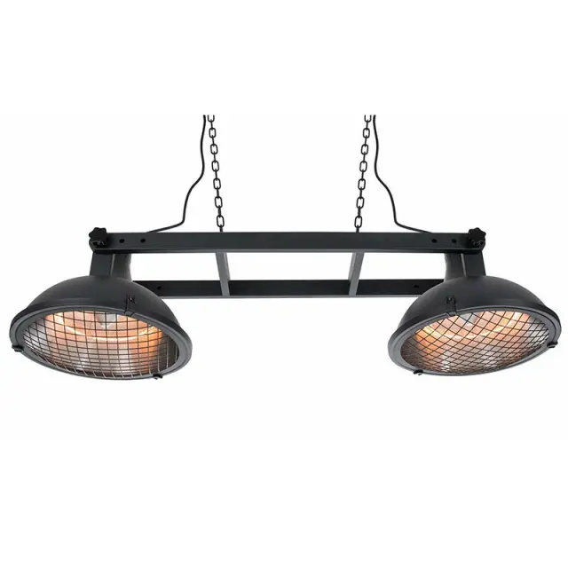 Κρεμαστό Φωτιστικό Θέρμανσης Indus Bright Hanging Black 3000 - Sunred