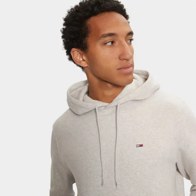 Tommy Hilfiger - Ανδρικό Φούτερ Flag Regular Fit DM0DM20742-PJ4 Γκρι - 2XL