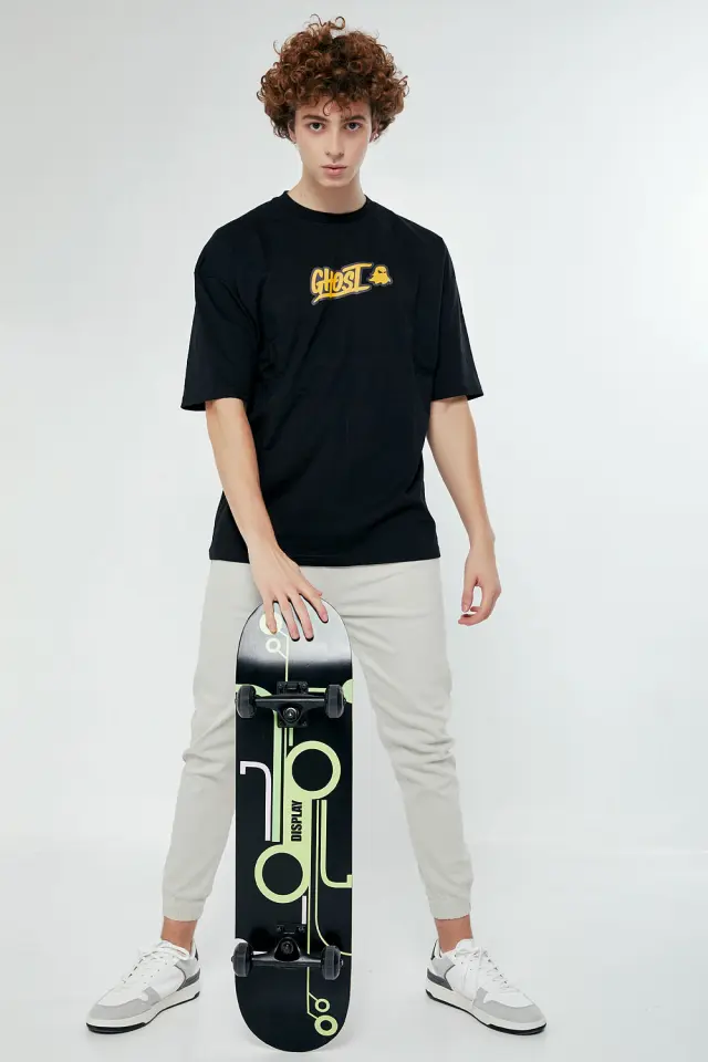 T-Shirt Ghost Μαύρο