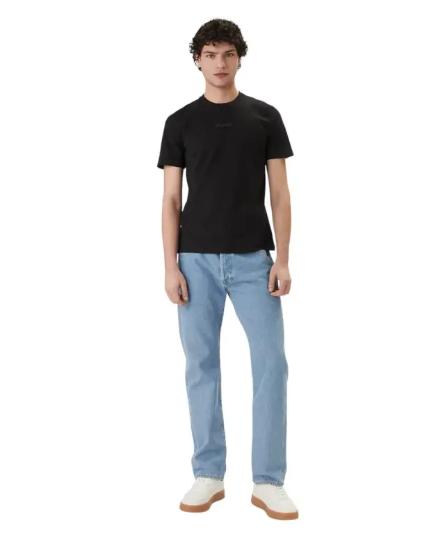 Guess - Ανδρικό T-shirt Short Sleeved Regular Fit Z6GI06K2847-JBLK Μαύρο - 2XL 3