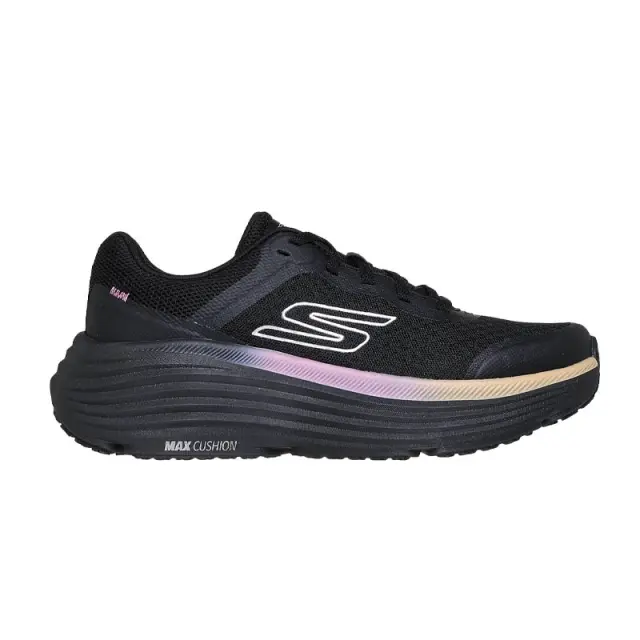 Γυναικεία Ανατομικά Sneakers Skechers Max Cushioning 129470/BKPK Μαύρα Μαύρο - 37