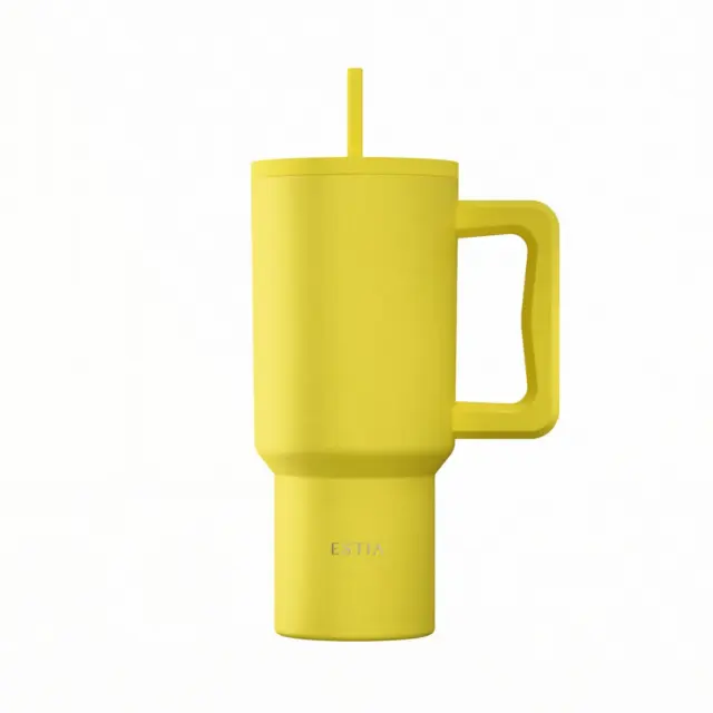 Estia Θερμός Straw Tumbler Xl Save The Aegean 900Ml Sunbeam