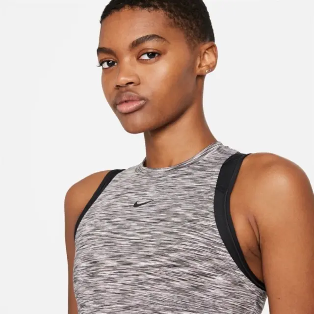 Nike Pro Space-Dye Tank (DA0999-010) - Μαύρο 3