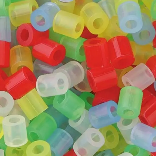 Χάντρες Nabbi ~Ø5xH5mm ~1100τεμ - Mix Transparent Colours
